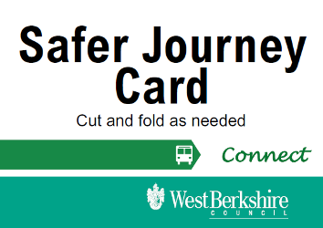 The first card in our Safer Journey Cards document