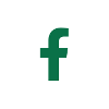 A green version of the Facebook icon