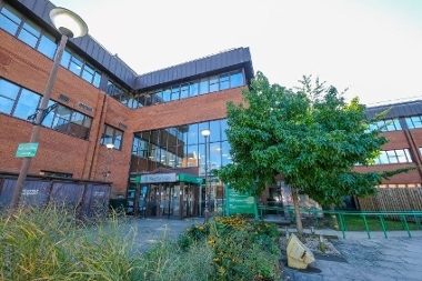 The entrance to West Berkshire Council's Market Street Office