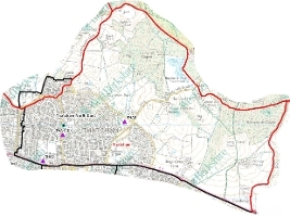 Thatcham north east map