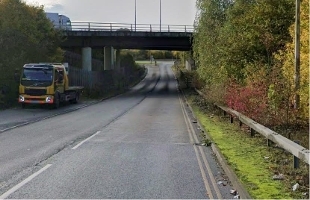 Chieveley Services Link Road, Chieveley Before