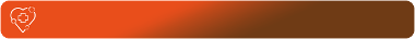An orange banner with an icon of a heart with a plus symbol inside of it.
